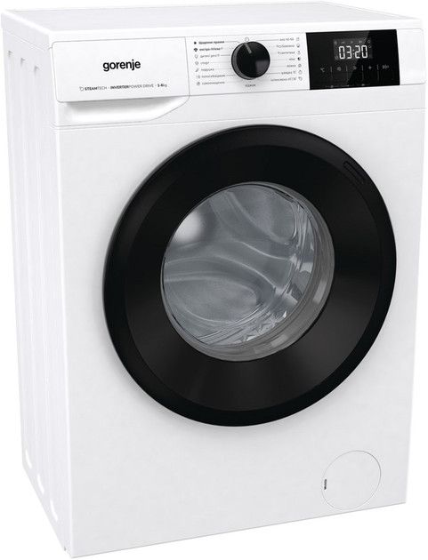 Пральна машина Gorenje фронтальна, 6кг, 1000, A+++, 43.5см, дисплей, пар, інвертор, білий