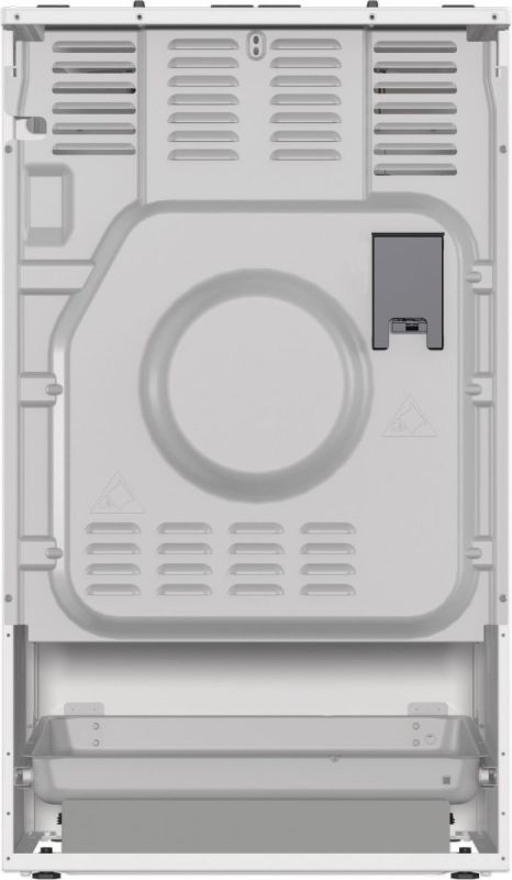 Плита Gorenje комбінована, 70л, 50x60см, дисплей, чавун, білий