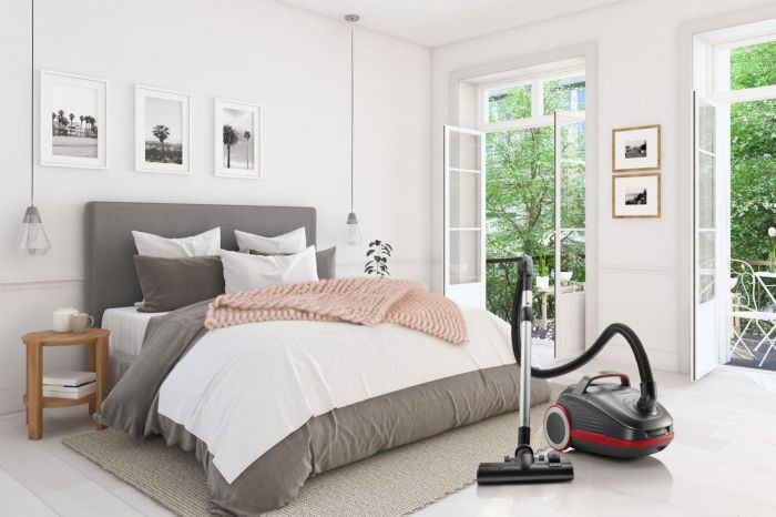 Пилосос Gorenje мішковий, 700Вт, 3л, HEPA, щітка Xpand Zone, turbo brush, телескоп, чорний графіт