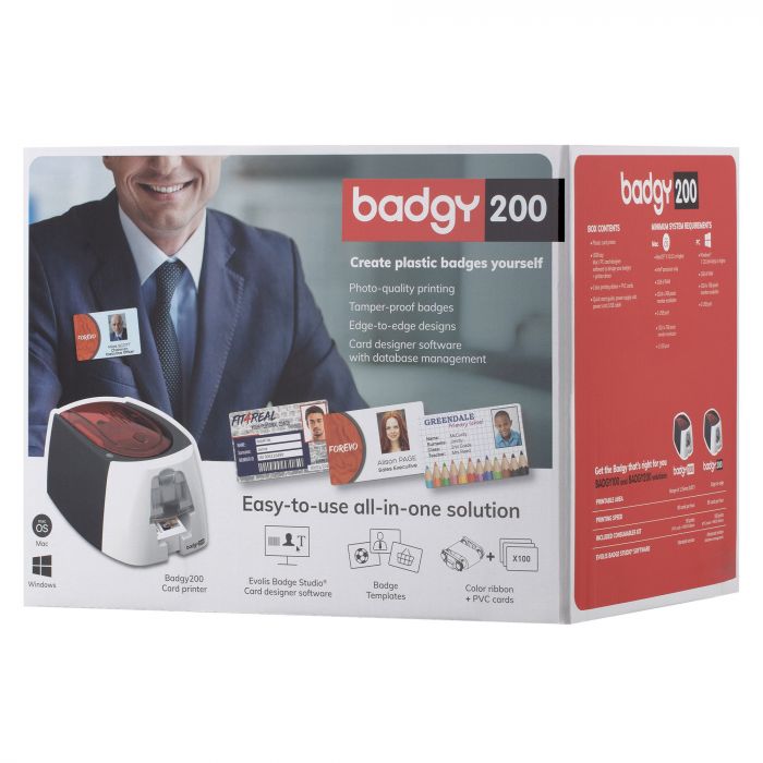 Принтер Badgy200 для друку на пластикових картках