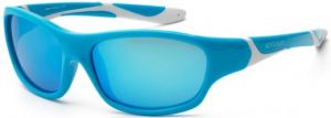 Дитячі сонцезахисні окуляри Koolsun Sport, 3-8р, бірюзово-білий