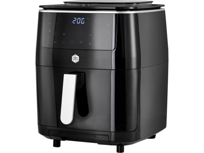 Мультипіч OBH Nordica Easy Fry&Steam Black, 17000Вт, чаша-6.5л, сенсорне керув., від 80°C до 200°C, пластик, чорний