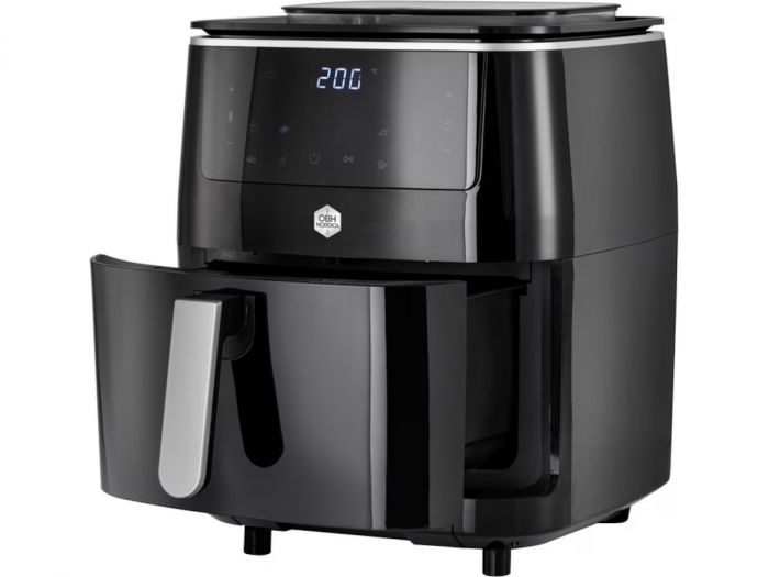 Мультипіч OBH Nordica Easy Fry&Steam Black, 17000Вт, чаша-6.5л, сенсорне керув., від 80°C до 200°C, пластик, чорний