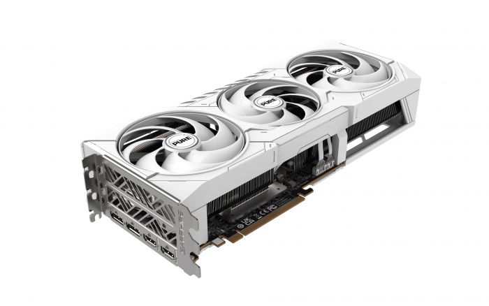 Відеокарта SAPPHIRE Radeon RX 9070 XT 16GB GDDR6 PURE GAMING OC білий