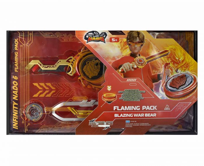 Дзиґа Infinity Nado VI Flaming Pack Палаючий Бойовий Ведмідь (Blazing War Bear)