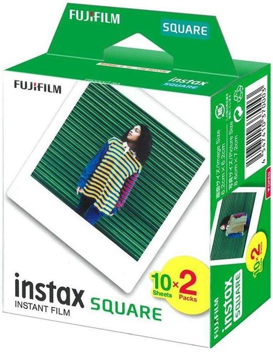 Фотопапір Fujifilm COLORFILM INSTAX SQUARE (86х72мм 2х10шт)