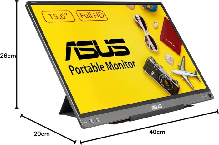 Монітор портативний Asus 15.6" ZenScreen MB16ACE USB-C, IPS, Case
