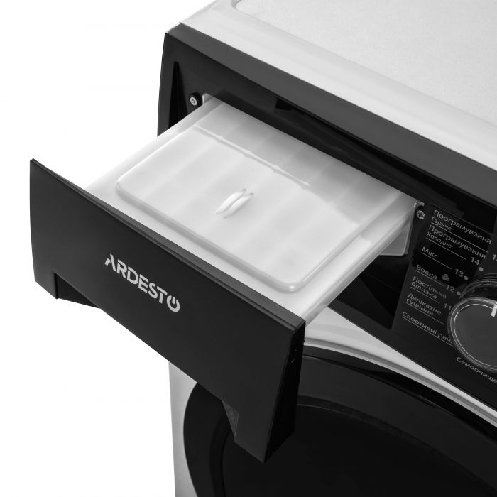 Сушильна машина ARDESTO тепловий насос Bianco Vero, 8кг, A+++, 63см, дисплей, інвертор, підсвіч.барабана, білий