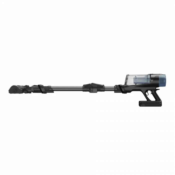 Пилосос Rowenta безпровідний X-Force Flex 14.80 Animal Aqua, 240Вт, вологе прибирання, конт пил -0.65л, автон. робота до 90хв, HEF system 99,9%, чорно-синій