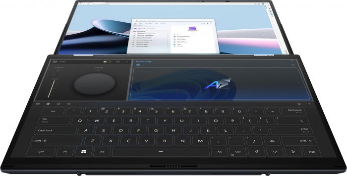 Ноутбук ASUS Zenbook DUO UX8406CA-QL049W 14" FHD OLED, Intel Ultra 7 255H, 32GB, F1TB, UMA, Win11, Сірий