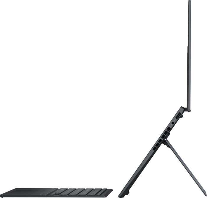 Ноутбук ASUS Zenbook DUO UX8406CA-QL049W 14" FHD OLED, Intel Ultra 7 255H, 32GB, F1TB, UMA, Win11, Сірий