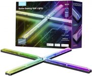 Набір настінних світильників Govee H6063 Gaming Wall light Evangelion, 4шт, RGBIC, WI-FI/Bluetooth, фіолетовий