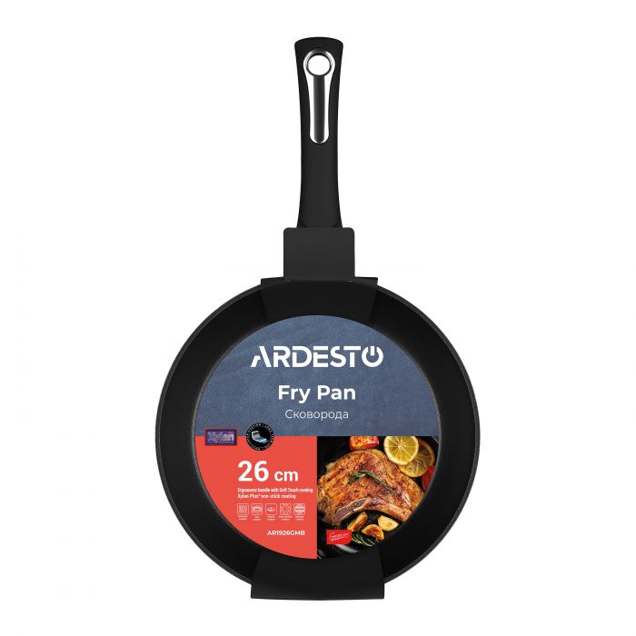 Сковорода Ardesto Gemini Trento, 26см, алюміній, чорний