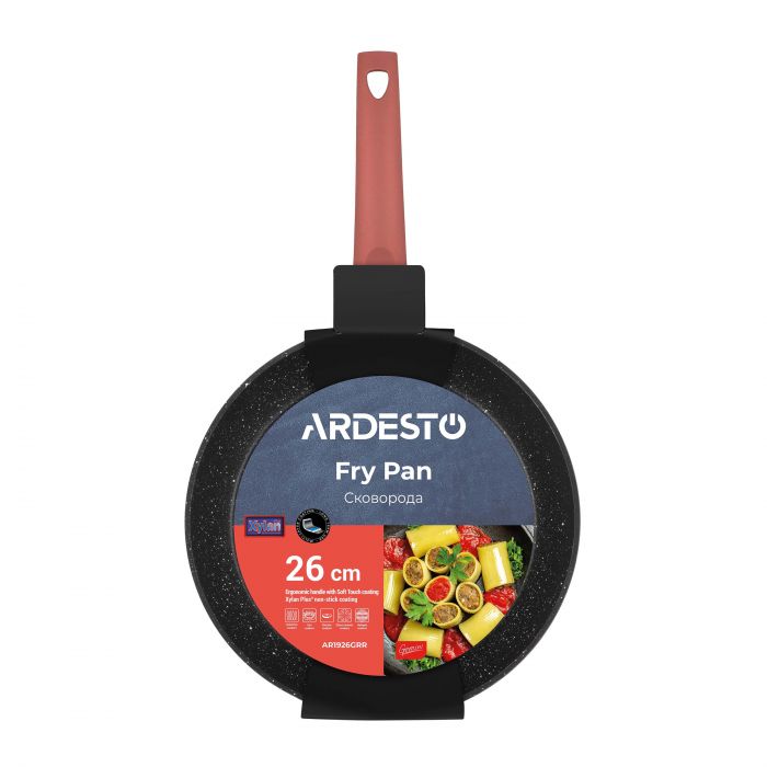 Сковорода ARDESTO Gemini Molise, 26см, алюміній, червоний