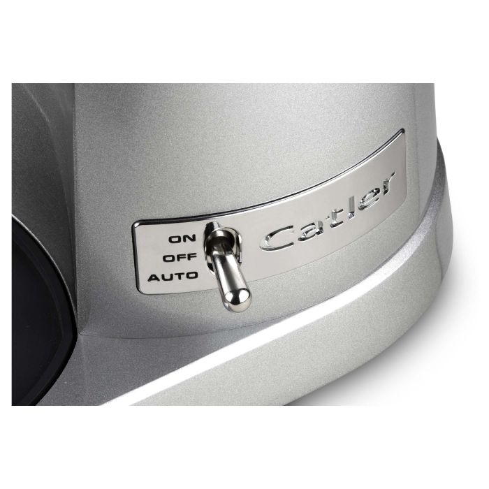 Кавомолка Catler жорнова, 150Вт, об'єм зерен-250г, 25 ступ.помолу, метал, сріблястий