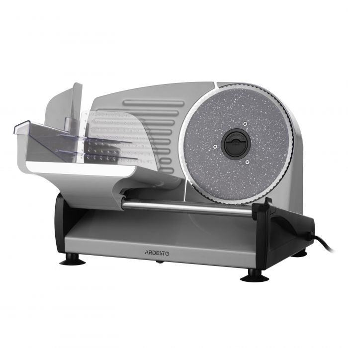 Скиборізка Ardesto, 250Вт, лезо-нержавіюча сталь з керамічним покриттям, діаметр ножа-190мм, корпус-метал/пластик, сіро-чорний