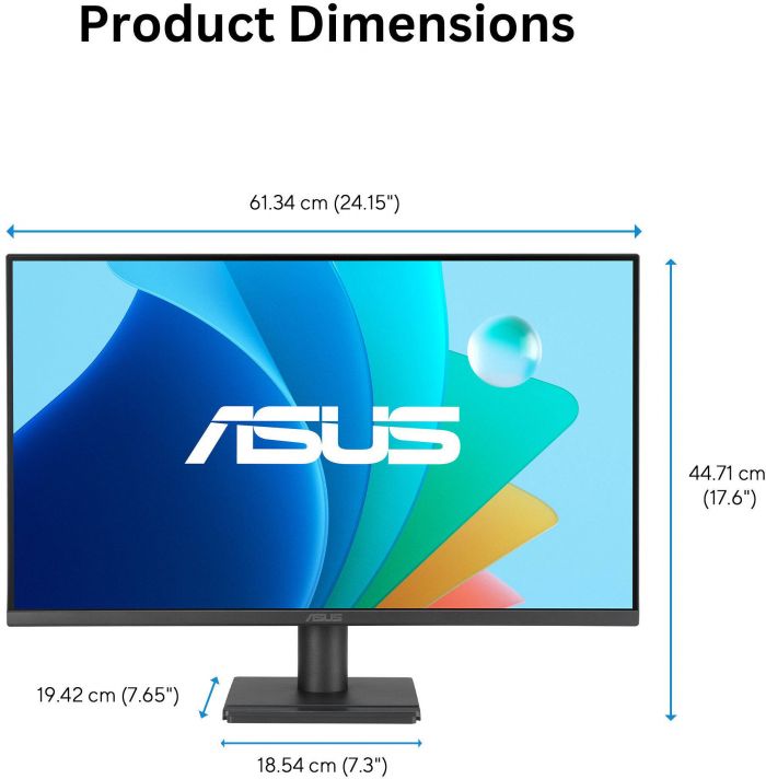 Монітор Asus 27" VA279HG D-Sub, HDMI, Audio, IPS, 120Hz, 1ms, sRGB 99%, AdaptiveSync