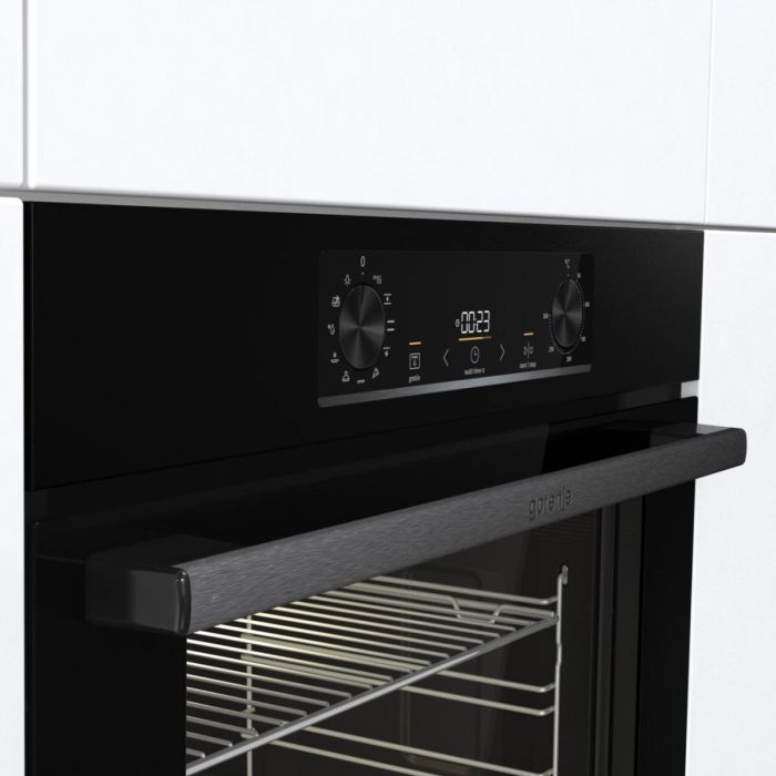 Комплект Gorenje (духовка електрична BO6735E05B + поверхня газова на склі GTW641EB), 743549, чорн