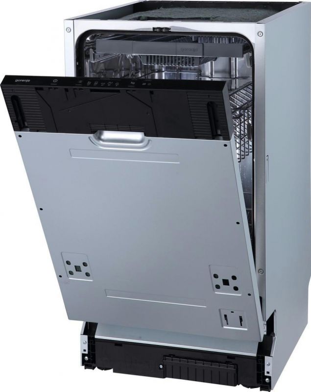 Посудомийна машина Gorenje вбудовувана, 11компл., A++, 45см, AquaStop, 3й кошик, білий