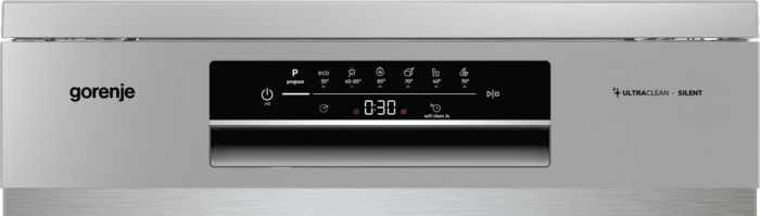 Посудомийна машина Gorenje, 16компл., A+++, 60см, дисплей, 3 кошика, AquaStop, сірий
