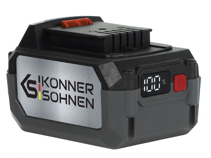 Пила ланцюгова акумуляторна Konner&Sohnen KS CS40V-14 40В(20+20В) акб 2?4А·год 35см 3.7кг