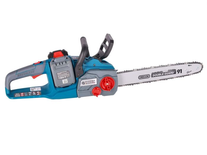 Пила ланцюгова акумуляторна Konner&Sohnen KS CS40V-14 40В(20+20В) акб 2?4А·год 35см 3.7кг