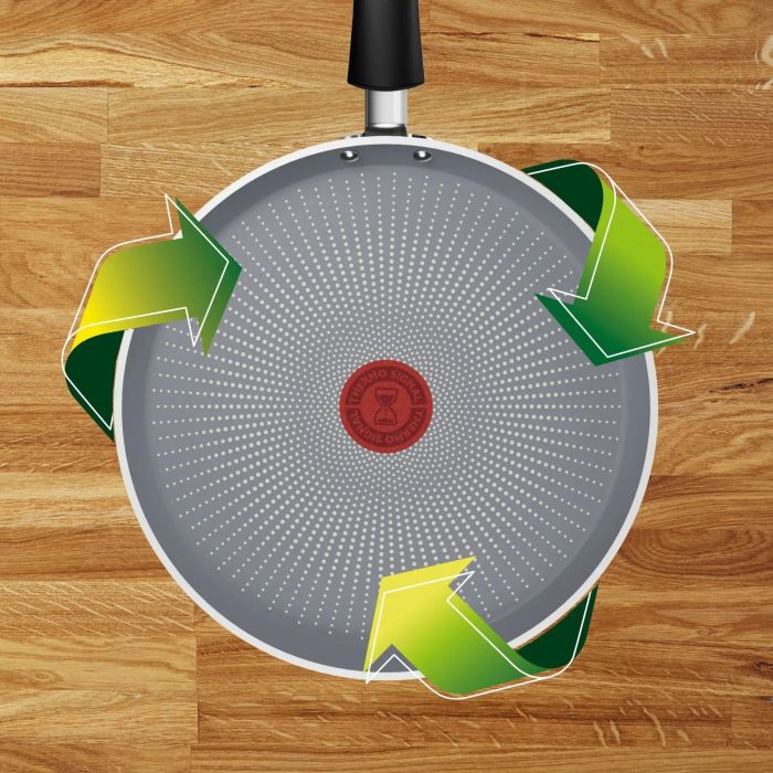 Сковорода для млинців Tefal Halo, 25см, алюміній, бакеліт, сірий