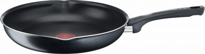 Сковорода з кришкою Tefal Day by Day, 24см, з кришкою, алюміній, бакеліт, скло, чорний