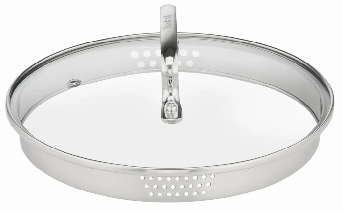 Каструля Tefal DUETTO+, 5л, з кришкою, нержавіюча сталь, скло