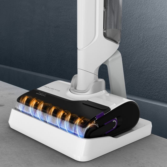 Пилосос Rowenta безпровідний миючий X-Clean 10, 200Вт, конт пил -0.67л, конт для води-0.79л, автон. робота до 60хв, вага-4.15кг, НЕРА, білий