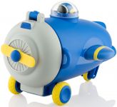 Пляшка для води ARDESTO Plane 550мл, пластик, синій