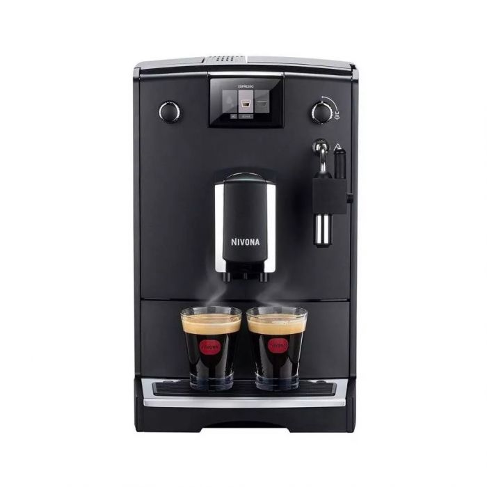 Кавомашина Nivona CafeRomatica 2.2л, зерно + мелена, ручний капучинатор, авторецептів - 5, чорний