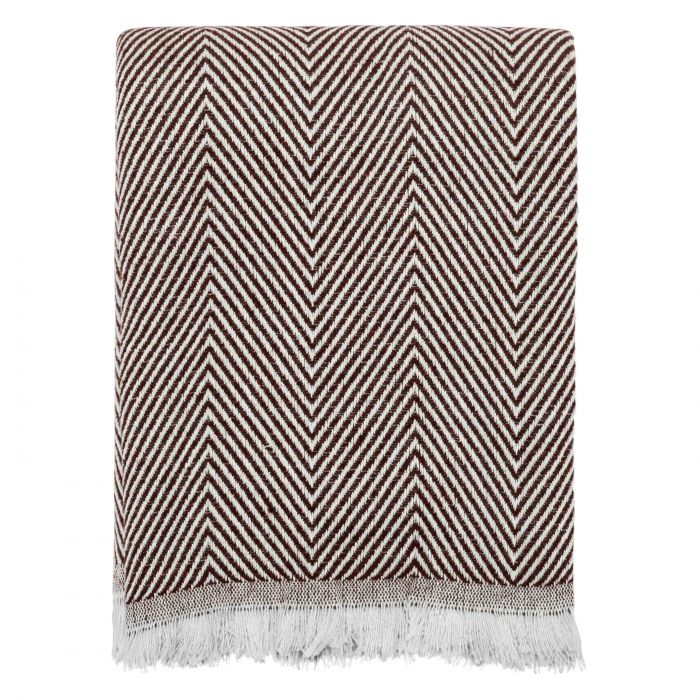 Плед Ardesto Summer 190x220см, 100% бавовна, коричневий