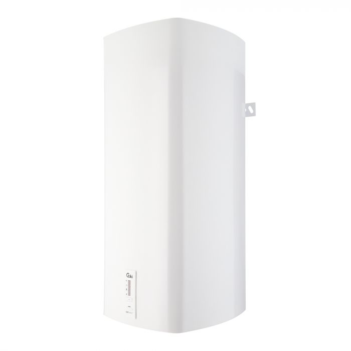 Водонагрівач електр. TIKI слім SuperESD, 100л, 2кВт, сухий тен, вертикальний монтаж, електр. кер-ння, C, білий, 700095