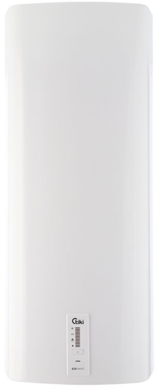 Водонагрівач електр. TIKI слім SuperESD, 100л, 2кВт, сухий тен, вертикальний монтаж, електр. кер-ння, C, білий, 700095