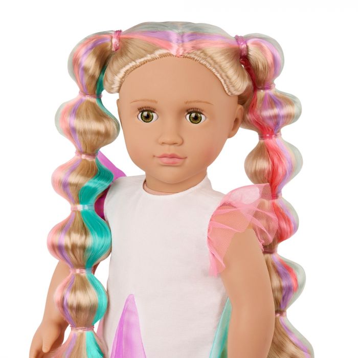Лялька Our Generation Тессі зі зростаючим різнокольоровим волоссям 46см