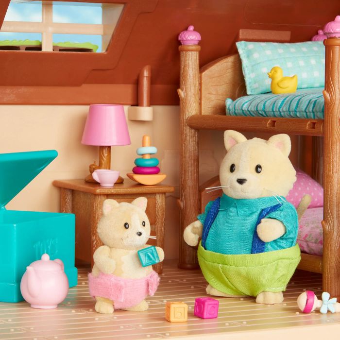 Набір фігурок Li'l Woodzeez Сім'я Котиків 4од