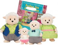 Набір фігурок Li'l Woodzeez Сім'я овечок 4од, книжка EN