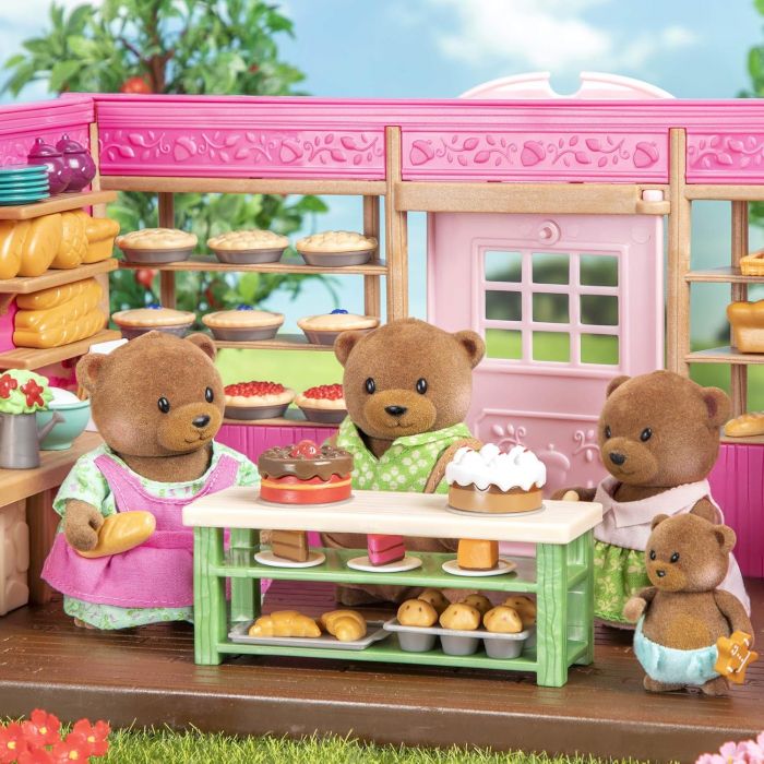 Набір фігурок Li`l Woodzeez Сім'я Ведмедів 4од, книжка EN