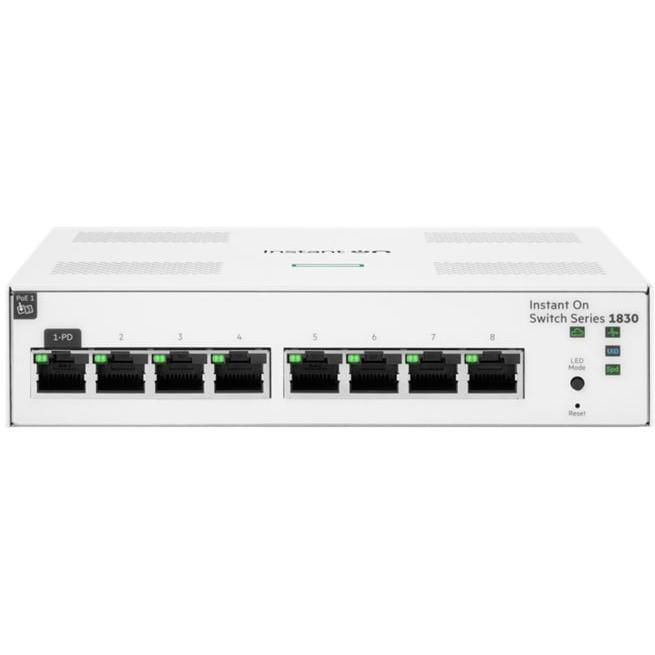 Комутатор HPE Aruba Instant On 1830, 8xGE ports, LT Warranty