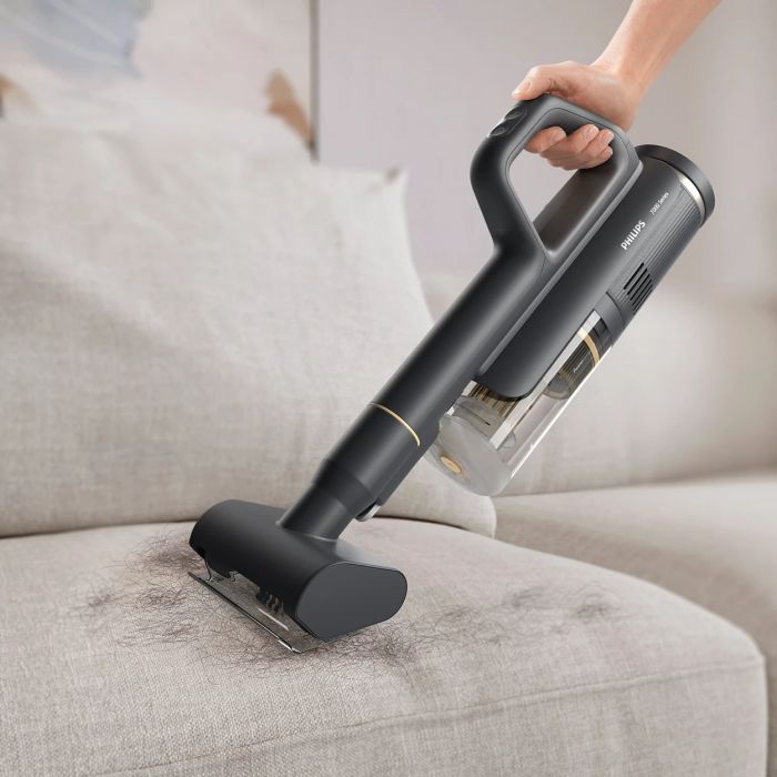 Пилосос Philips безпровідний AquaTrio, 7000 Series, вологе прибирання, конт пил -0.42л, автон. робота до 25хв, PowerCyclone Aqua, турборежим, чорний