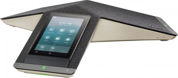 SIP-конференц телефон Poly Trio C60, 3 x Omni Mic, радіус дії 6,1 м, RJ45, USB-A, Micro USB, Bluetooth 4.2, WiFi, PoE, сірий