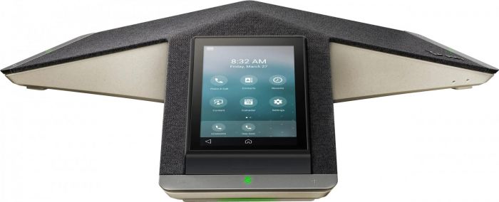 SIP-конференц телефон Poly Trio C60, 3 x Omni Mic, радіус дії 6,1 м, RJ45, USB-A, Micro USB, Bluetooth 4.2, WiFi, PoE, сірий