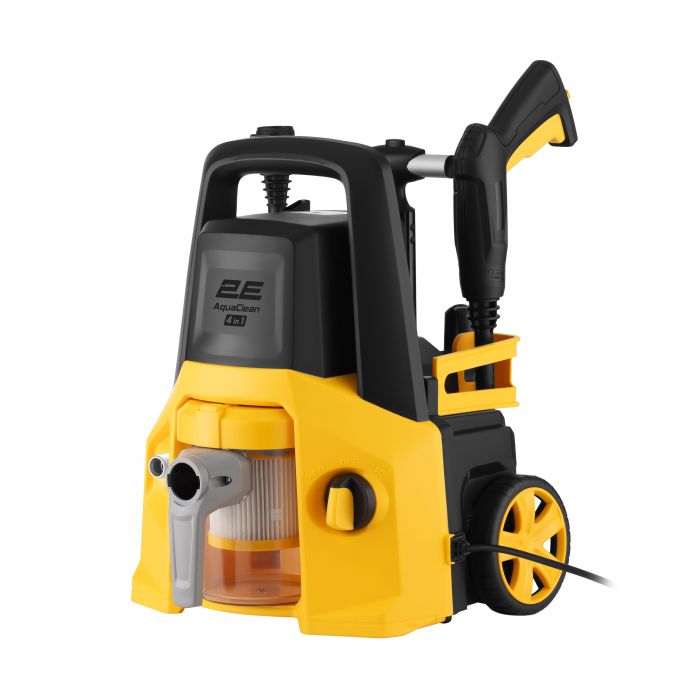 Мінімийка високого тиску 2E AquaClean 4в1 1600Вт 130бар 480л/год шланг 8м 11кг