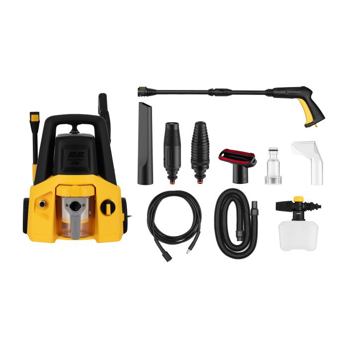 Мінімийка високого тиску 2E AquaClean 4в1 1600Вт 130бар 480л/год шланг 8м 11кг