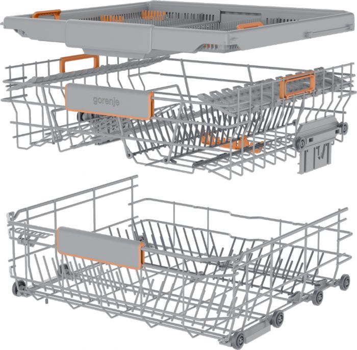 Посудомийна машина Gorenje вбудовувана, 16компл., A+++, 60см, інвертор,Wi-Fi, сенсорн.упр, 3и кошики, білий