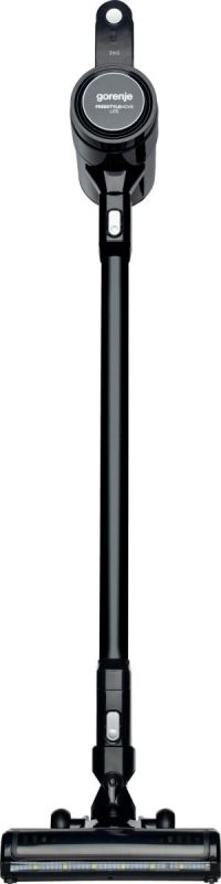Пилосос Gorenje безпровідний, 121Вт, конт пил -0,5л, автон. робота до 45хв, вага-2,5кг, НЕРА, 2насадки, підсвічування, індикатор, чорний