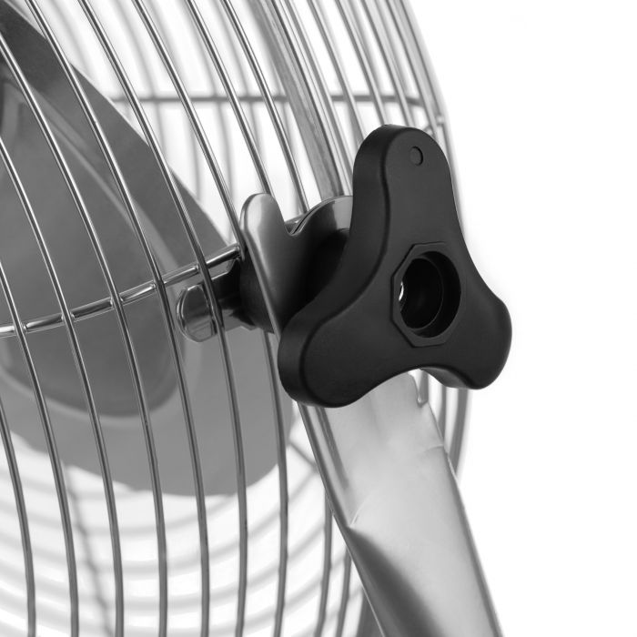 Вентилятор підлоговий 2E PowerWind 35C професійний, 35см, 65Вт, кнопки, двигун мідь 100%, срібний