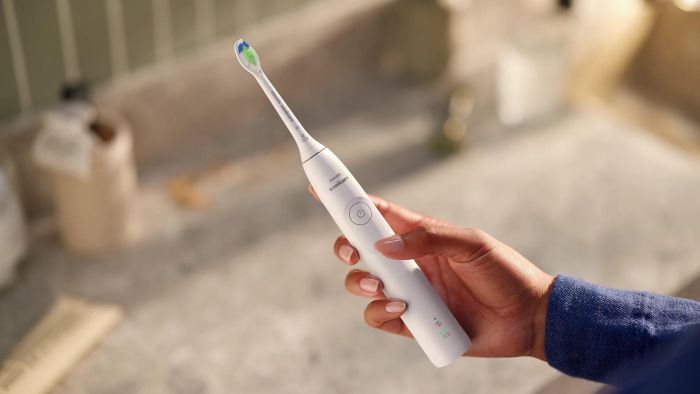 Щітка зубна електр. Philips, Sonicare 5300 Series, 62т. колив/хв, насадок-1, білий