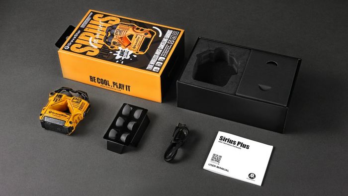 Навушники TWS Gravastar Sirius Plus, BT 5.3, жовтий